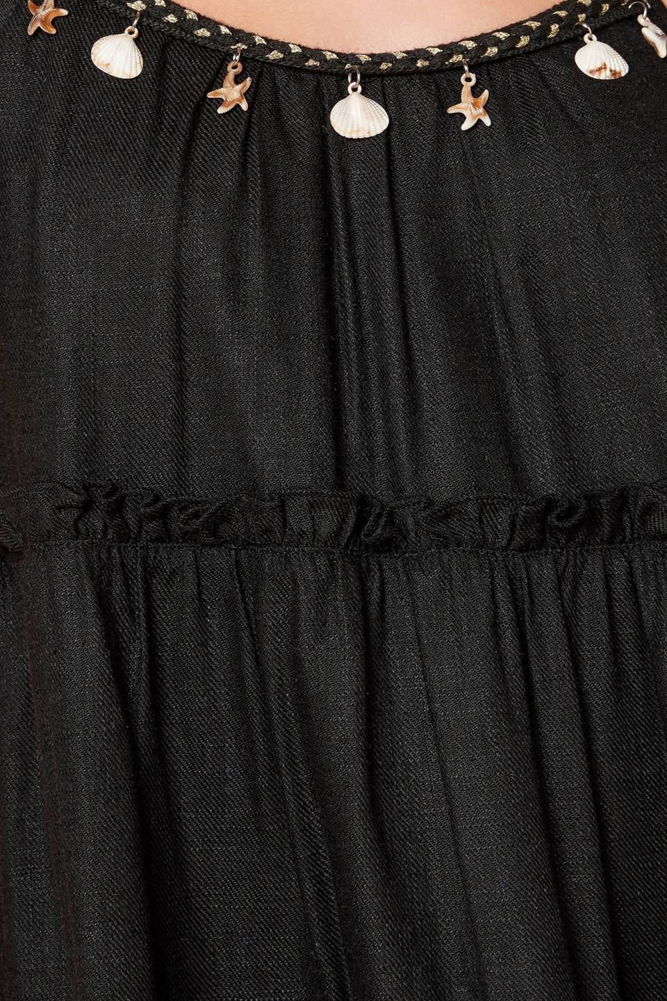 THROUGH THE ARBOR WOVEN MINI DRESS Flying Tomato